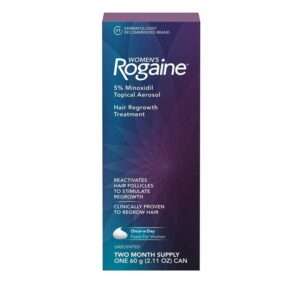 ROGAINE FOAM 5% EM ESPUMA PARA MULHERES - 1 UNIDADE (2 MESES) - ENVIO IMEDIATO ESTOQUE NO BRASIL