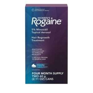 ROGAINE FOAM 5% EM ESPUMA PARA MULHERES - 2 unidades (4 MESES) - ENVIO IMEDIATO ESTOQUE NO BRASIL