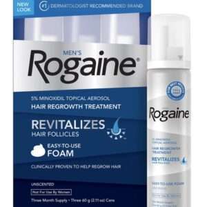 ROGAINE FOAM 5% - EM ESPUMA - ( 3 MESES ) - ENVIO EM IMEDIATO  ESTOQUE NO BRASIL